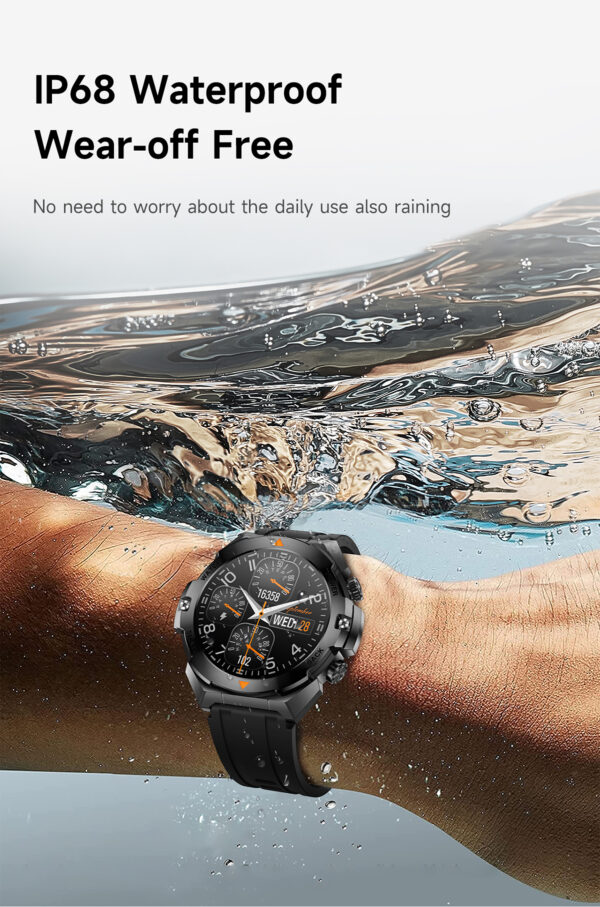 2025 Men Smart Watch D01 Custom Watch Faces Health Managements Music Control IP68 Waterproof Sport Smart Watches