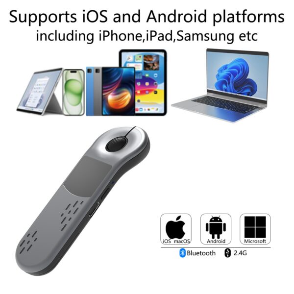 2025 New Product Wireless Presenter Laser Pointer with Remote Control TikTok Scrolling Page Turner Clicker for Presentation