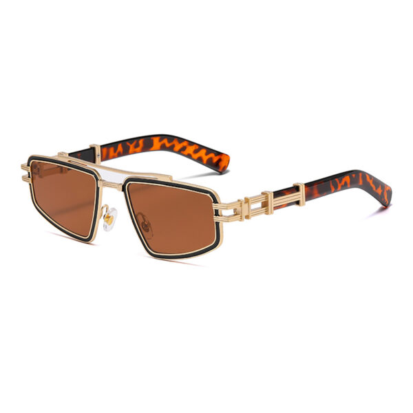 2025 Trending Punk Metal Sun Glasses for Men Uv400 Luxury Sunglasses Custom Own logo High Quality Gafas De Sol Women