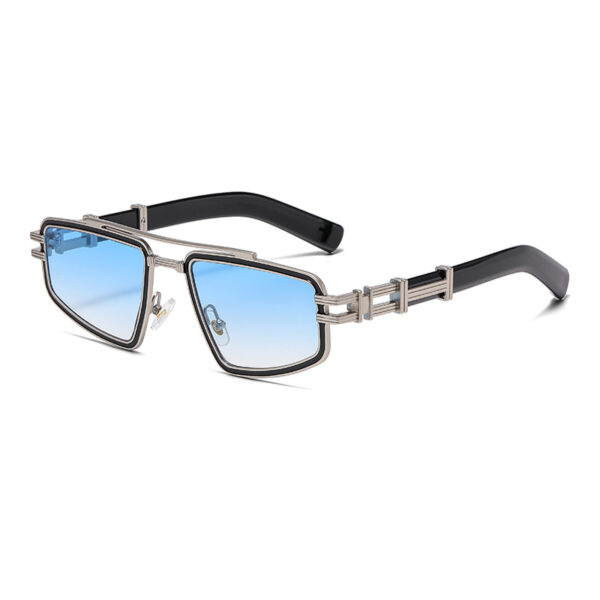 2025 Trending Punk Metal Sun Glasses for Men Uv400 Luxury Sunglasses Custom Own logo High Quality Gafas De Sol Women