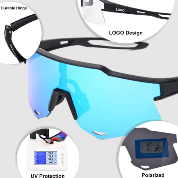 Best Mirrored Sport Sunglasses Adult Photochromic Mountain Riding Bike Cycling Sun Glasses