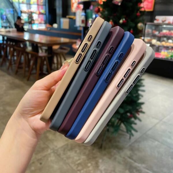 Business Anti Fingerprint Magnetic PC Mobile Phone Case for iPhone 16 Plus 15 14 13 12 Pro Max Metal Keying Back Cover