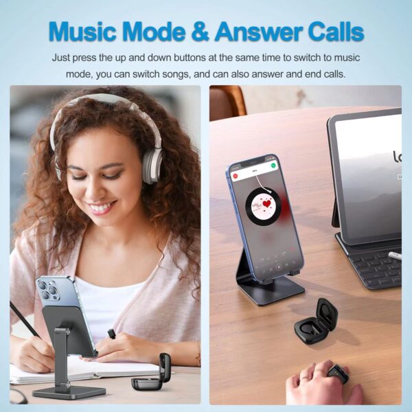 Cell Phone Bluetooth Wireless Selfies Smart Remote Control Ring Shutter Release TikTok Page Browsing Liker Video Camera Control