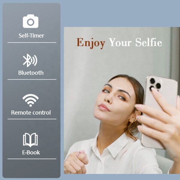 Cell Phone Bluetooth Wireless Selfies Smart Remote Control Ring Shutter Release TikTok Page Browsing Liker Video Camera Control