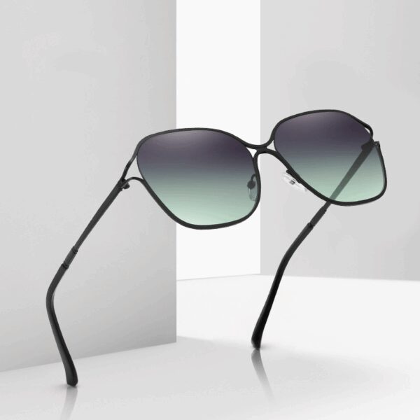 Classic Design Stainless Steel Metal Frame Luxury Sunglasses 2024 Women