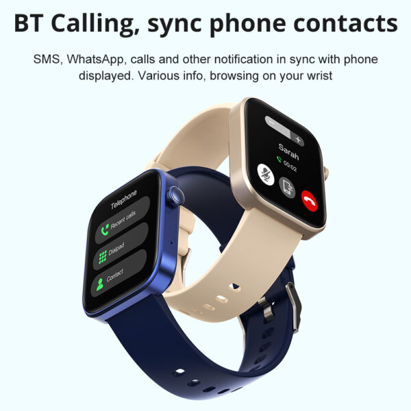 COLMI P71 Calling Smartwatch Health Monitoring IP68 Waterproof Voice Assistant IPS Display Screen Smart Watch Women Men Cheap