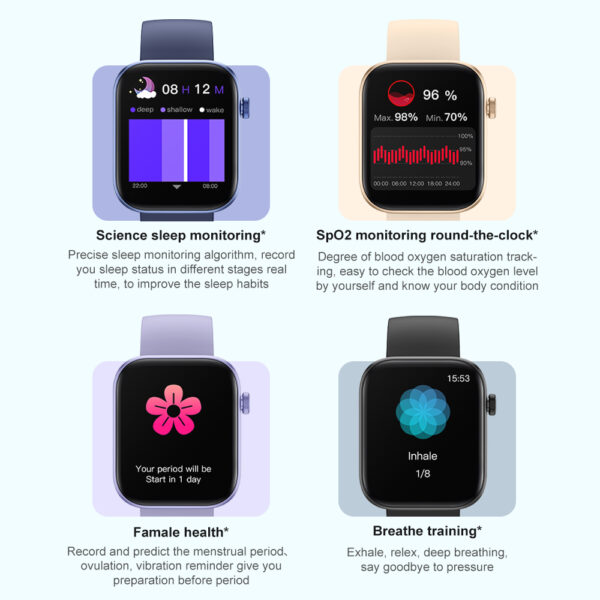 COLMI P71 Calling Smartwatch Health Monitoring IP68 Waterproof Voice Assistant IPS Display Screen Smart Watch Women Men Cheap