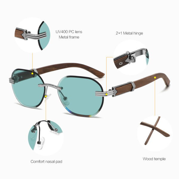 CONCHEN Manufacturer Yiwu Designer Low Moq Stock Sun Glasses Unisex Custom logo Dark Shades Sunglasses