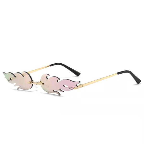 Cool tide Flame Sunglasses Riding Glasses Street Shooting Fashion Wear Sunglasses Unisex Colorful Sunglasses