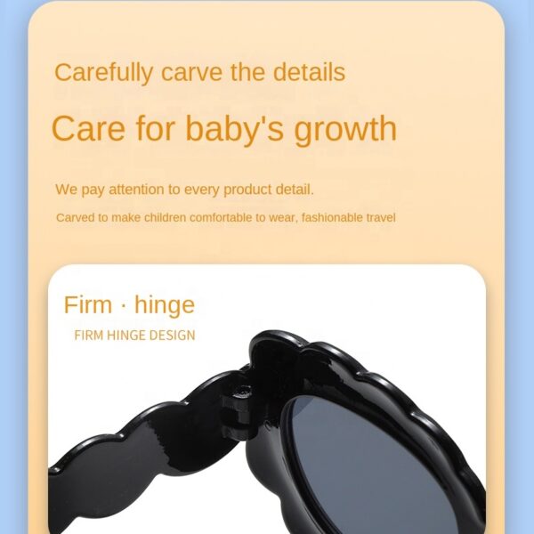 Custom Logo Children's Brand Summer UV400 PC Sun Glasses Cloud Shaped Frame Y2K Kids Boys Girls Baby Sunglasses