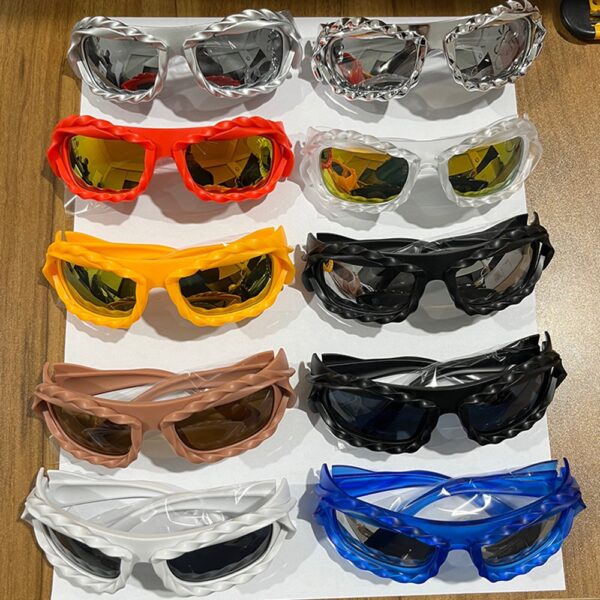 Custom Steampunk Sunglasses Women Sunglasses Sports Y2K Sun Glasses Men UV400 Punk 2024 Shades Colorful Fashion Eyewear Gafas De