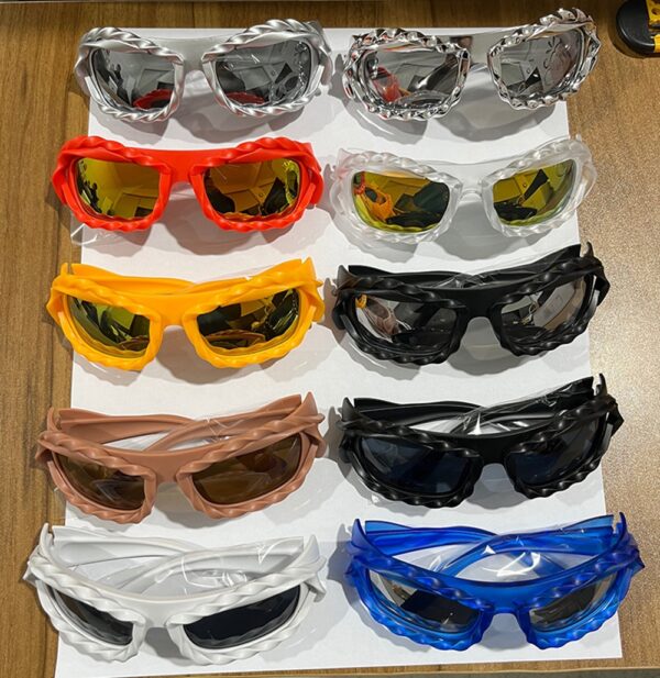 Custom Steampunk Sunglasses Women Sunglasses Sports Y2K Sun Glasses Men UV400 Punk 2024 Shades Colorful Fashion Eyewear Gafas De