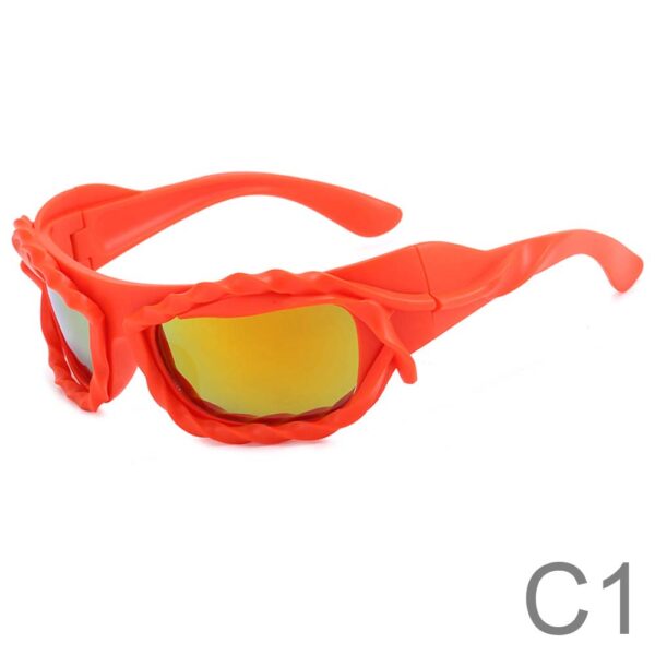 Custom Steampunk Sunglasses Women Sunglasses Sports Y2K Sun Glasses Men UV400 Punk 2024 Shades Colorful Fashion Eyewear Gafas De