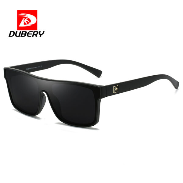 DUBERY 2025 High Quality Fashion Sunglasses for Men Blue Transparent Frameless Shades Custom Logo Big Sunglasses Manufacture