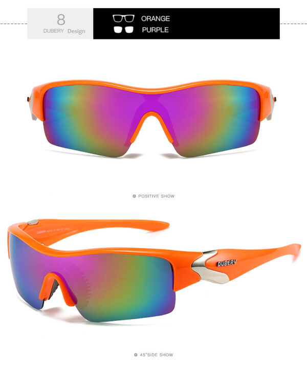 DUBERY D159 Fashion Sports Sunglasses Polarized for Men Riding Cycle Sunshade Glasses UV400 Protection