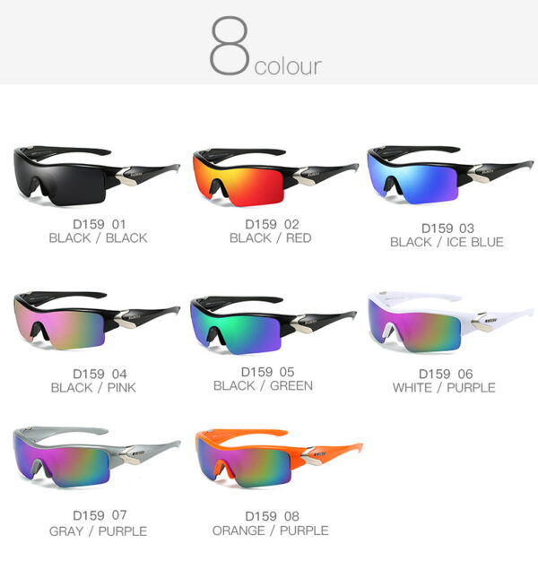 DUBERY D159 Fashion Sports Sunglasses Polarized for Men Riding Cycle Sunshade Glasses UV400 Protection