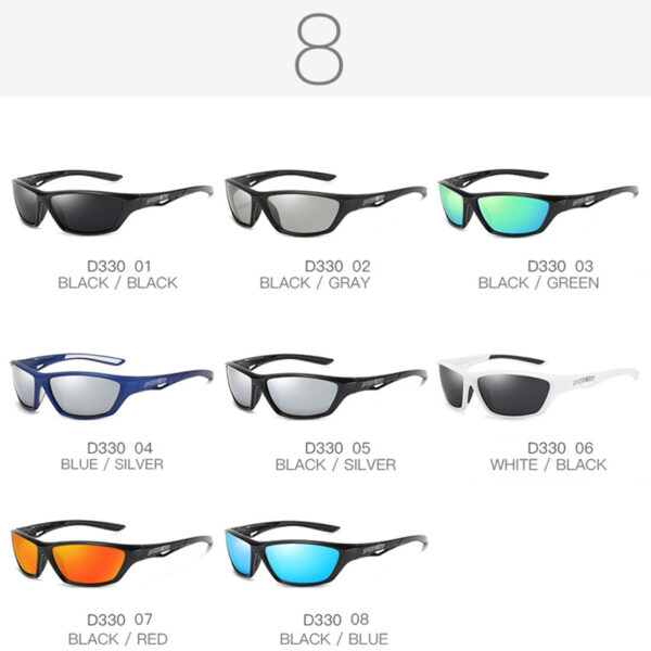 DUBERY D330 High-Quality Polarized Sports Sunglasses Cycling Driving Sun Glasses for Men TAC Lens UV 400 Protection