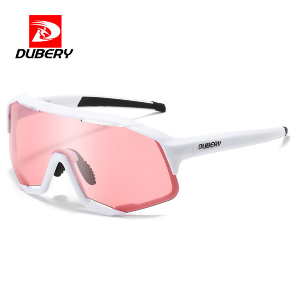 DUBERY Oversize Polarized Glasses Riding Eyewear Windproof Motorcycle Bikes Running and Hiking Cycling Sunglasses D252-A