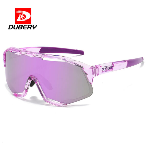 DUBERY Oversize Polarized Glasses Riding Eyewear Windproof Motorcycle Bikes Running and Hiking Cycling Sunglasses D252-A