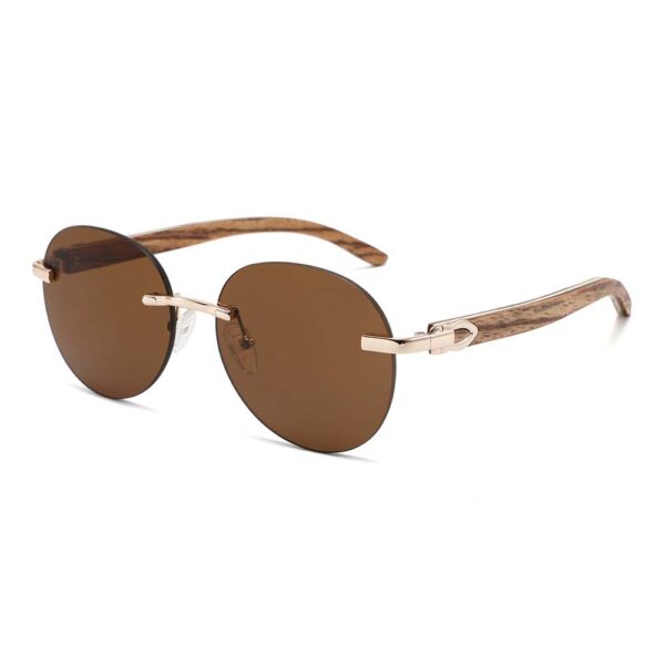 ECO Sunglasses Wood Polarized Sunglasses 2025 Trend Sunglasses Women Luxury Brand Oversized
