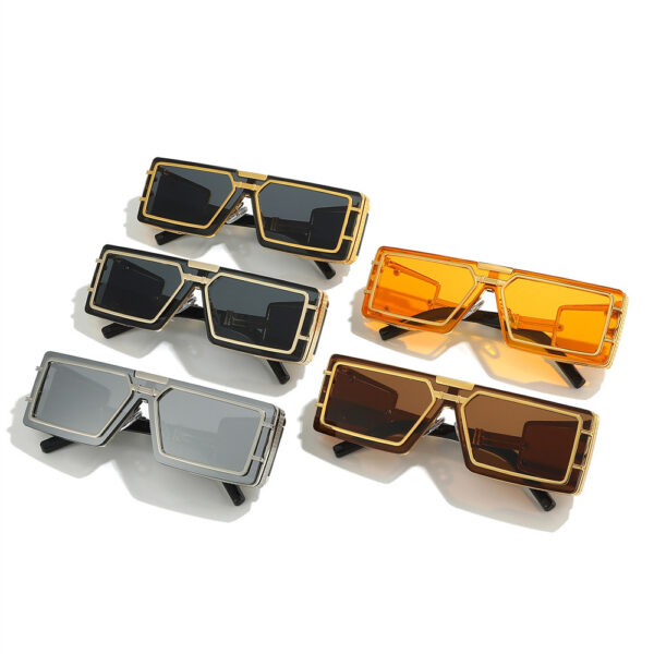 European and American Fashion Sunglasses Men's New Future Technology High Sense Fashion Show Sunglasses