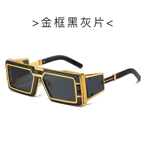European and American Fashion Sunglasses Men's New Future Technology High Sense Fashion Show Sunglasses