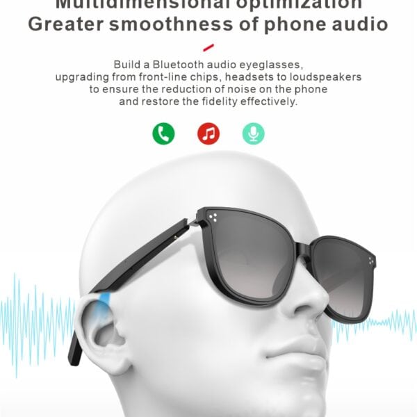 Explosive Fashion Anti-UV Anti-blue Wireless Bluetooth Fashion Smart Glasses