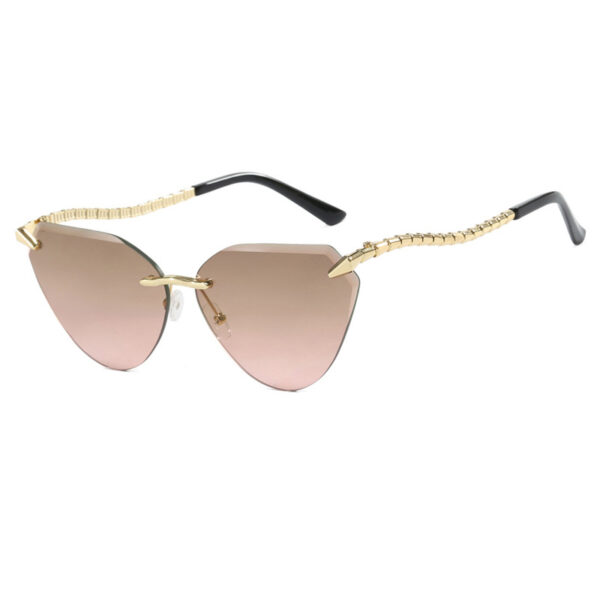 Fashion Luxury Women Glasses Uv400 Ins Large Frames Designer Sunglasses Custom Wholesale Modern Beach Accessories
