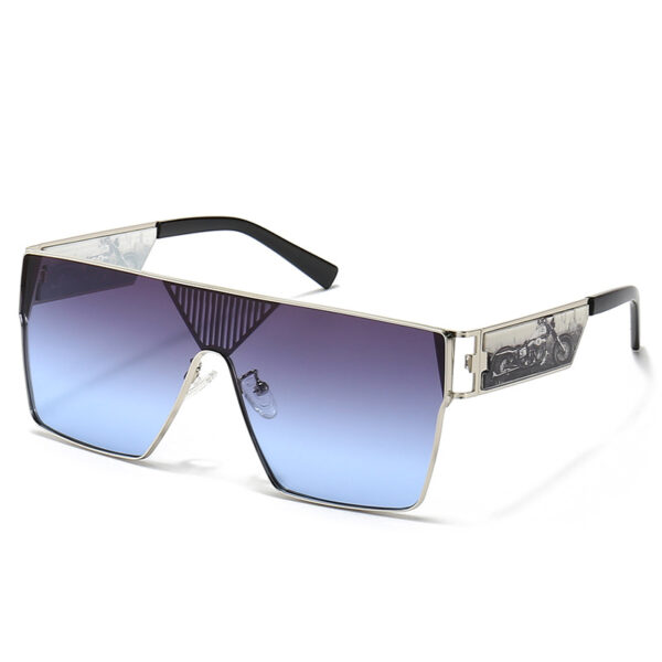 Fashion New Design square Framed Sunglasses Large Framed Sunglasses Men's Trend Matching Sunglasses