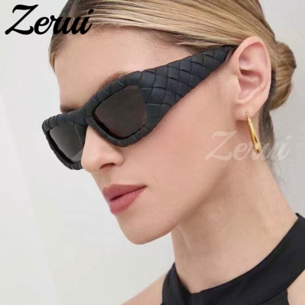 Fashion New Pattern Versatile Women's Sunglasses Trendy Men INS Driving Mirror Light Luxury Brand Advanced Feeling Goggles UV400
