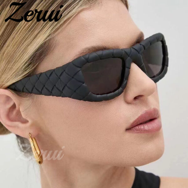 Fashion New Pattern Versatile Women's Sunglasses Trendy Men INS Driving Mirror Light Luxury Brand Advanced Feeling Goggles UV400