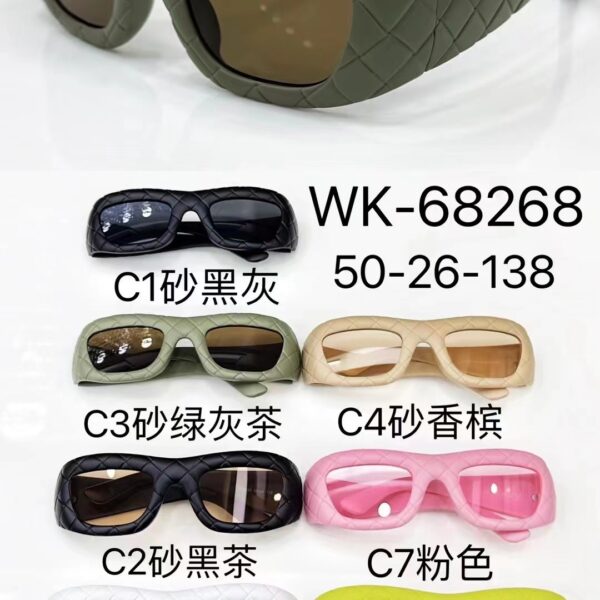 Fashion New Pattern Versatile Women's Sunglasses Trendy Men INS Driving Mirror Light Luxury Brand Advanced Feeling Goggles UV400