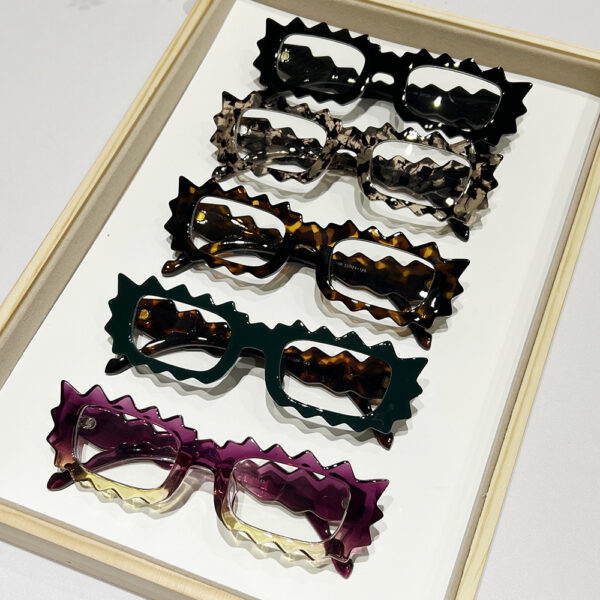 Fashion Sunglasses 2024 Personalized Competitive Price Mood Sunglasses Irregular Square Sunglasses