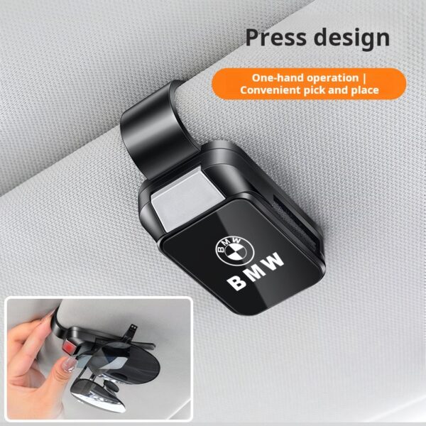 For BMW Car Glasses Holder 5 Series I3 X5 IX3 X3 X5 Visor 3 Series 4 Series Car Sunglasses Holder