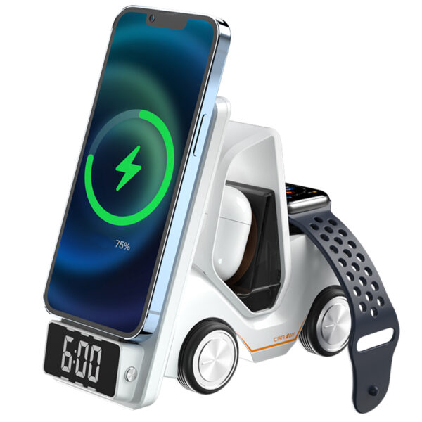 Forklift Desktop Car Mobile Phone Stand Fast Charging Universal Holder for iPhone Wireless Charger Xiaomi for Redmi Note 11
