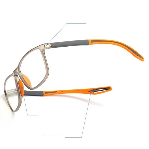 Full Rim Square Optical Glasses Men Sports Prescription Eyeglasses Frame Male TR90 Myopia Spectacles Frame Reading Glasses