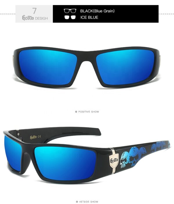 GCOTX Fashion Motorcycle Riding Sunglasses Men Sport Bike Sunglasses High Quality UV400 Polarized Cycling Sunglasses 2025