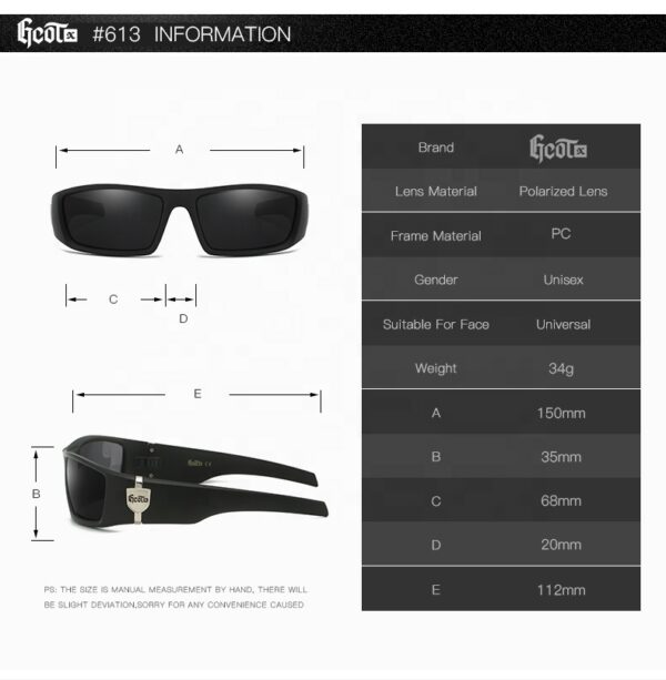 GCOTX Fashion Motorcycle Riding Sunglasses Men Sport Bike Sunglasses High Quality UV400 Polarized Cycling Sunglasses 2025