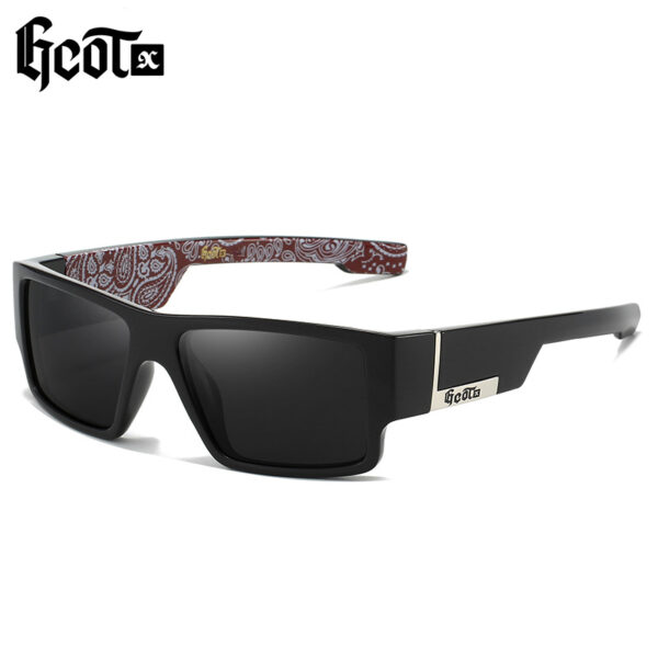 GCOTX Trendy Chicano Motorcycle Bandit Style Riding Glasses Hip Hop Fashion West Coast Polarized Sunglasses G300