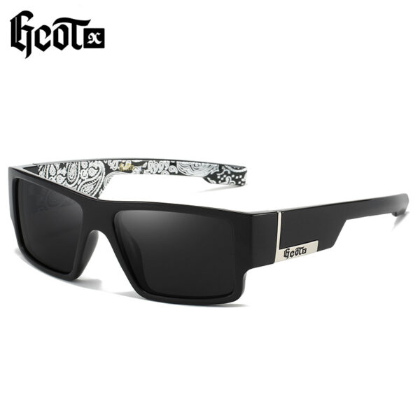 GCOTX Trendy Chicano Motorcycle Bandit Style Riding Glasses Hip Hop Fashion West Coast Polarized Sunglasses G300