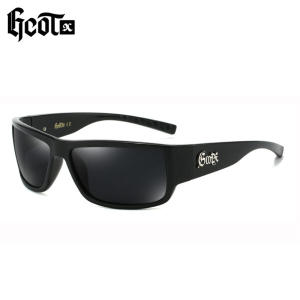 GGCOTX High Quality Fashion Polarized Sunglasses for Men Trendy Hip Hop Rectangle Sun Glasses Driver Square Shades Male G623