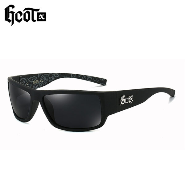 GGCOTX High Quality Fashion Polarized Sunglasses for Men Trendy Hip Hop Rectangle Sun Glasses Driver Square Shades Male G623