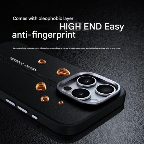 High End Business PU Leather Phone Case for iPhone 13 14 15 16 Pro Max Ultra Thin Matte Magnetic Charging Shockproof Back Cover