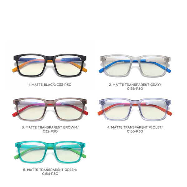 High Quality New Tr Children's Optical Frames Blue Ray Glasses Anti Blue Light Kids