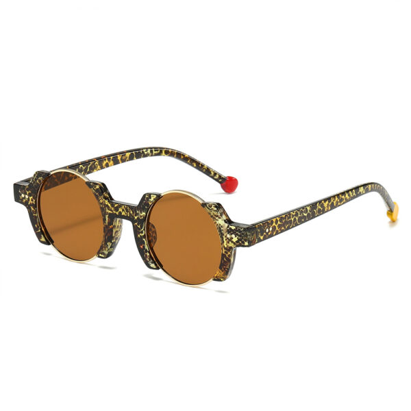 Hot 2025 Trending Classic Punk Round Sun Glasses for Men Retro Shades Custom Sunglasses logo Wholesale Lentes De Sol