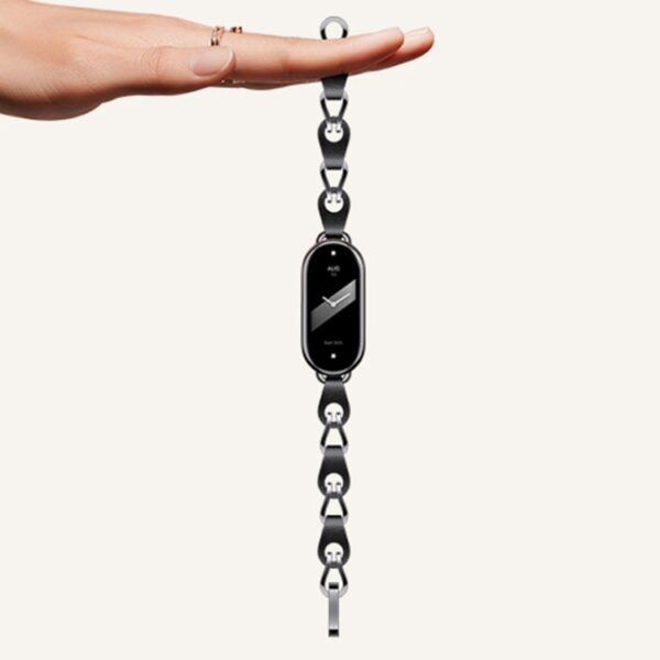 Hot Sale Original for Xiaomi Mi Band 8 Fashion Stainless Steel Bracelet Metal Stainless Steel Strap Xiaomi Mi Band 8 Straps