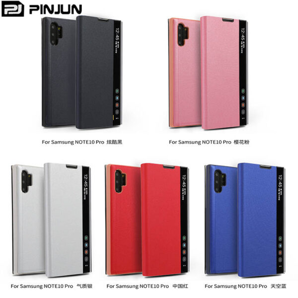 Hot Selling Slim PU Leather Flip Cover Wallet Mobile Phone Case for Samsung Galaxy Note 10 20 Pro S20 S21 S22 S23 Ultra FE Plus