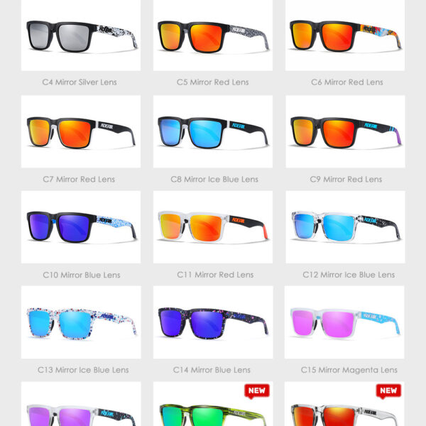 Kdeam KD332 Debossed logo Uv400 Polarized Sunglasses OEM ODM Unisex