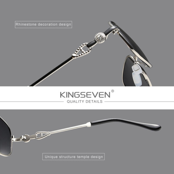 KINGSEVEN Fashion Women's Polarized Gradient Sunglasses Women's Luxury Design Eyeglasses Women's Fashion Sunglasses Style N-7019