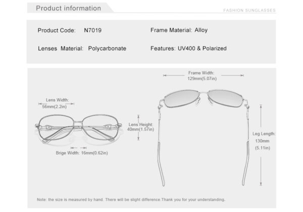 KINGSEVEN Fashion Women's Polarized Gradient Sunglasses Women's Luxury Design Eyeglasses Women's Fashion Sunglasses Style N-7019